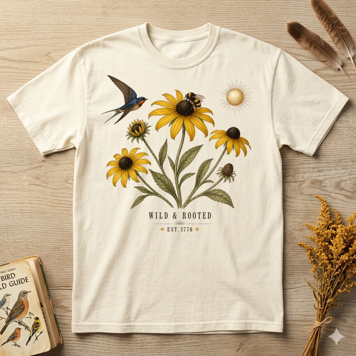 Black-eyed Susan -- Comfort Colors T-Shirt