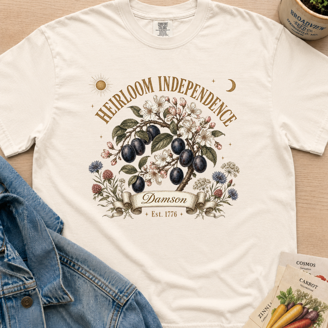 Damson Plum — Comfort Colors T-Shirt