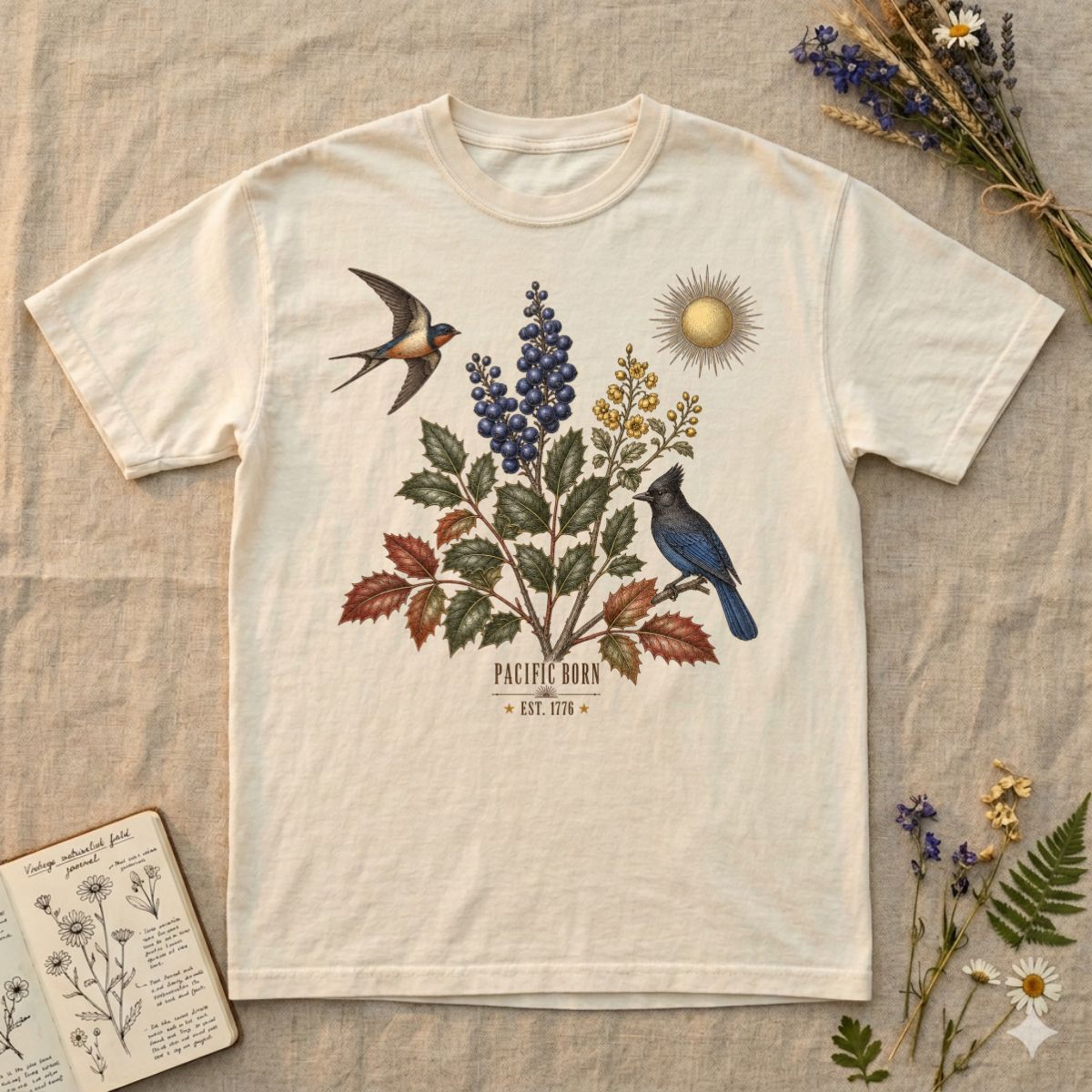 Oregon Grape -- Comfort Colors T-Shirt
